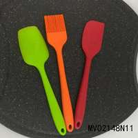 silicone spoon spatual brush / silicone cooking scraper